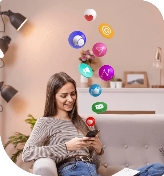 social media mrketing concept